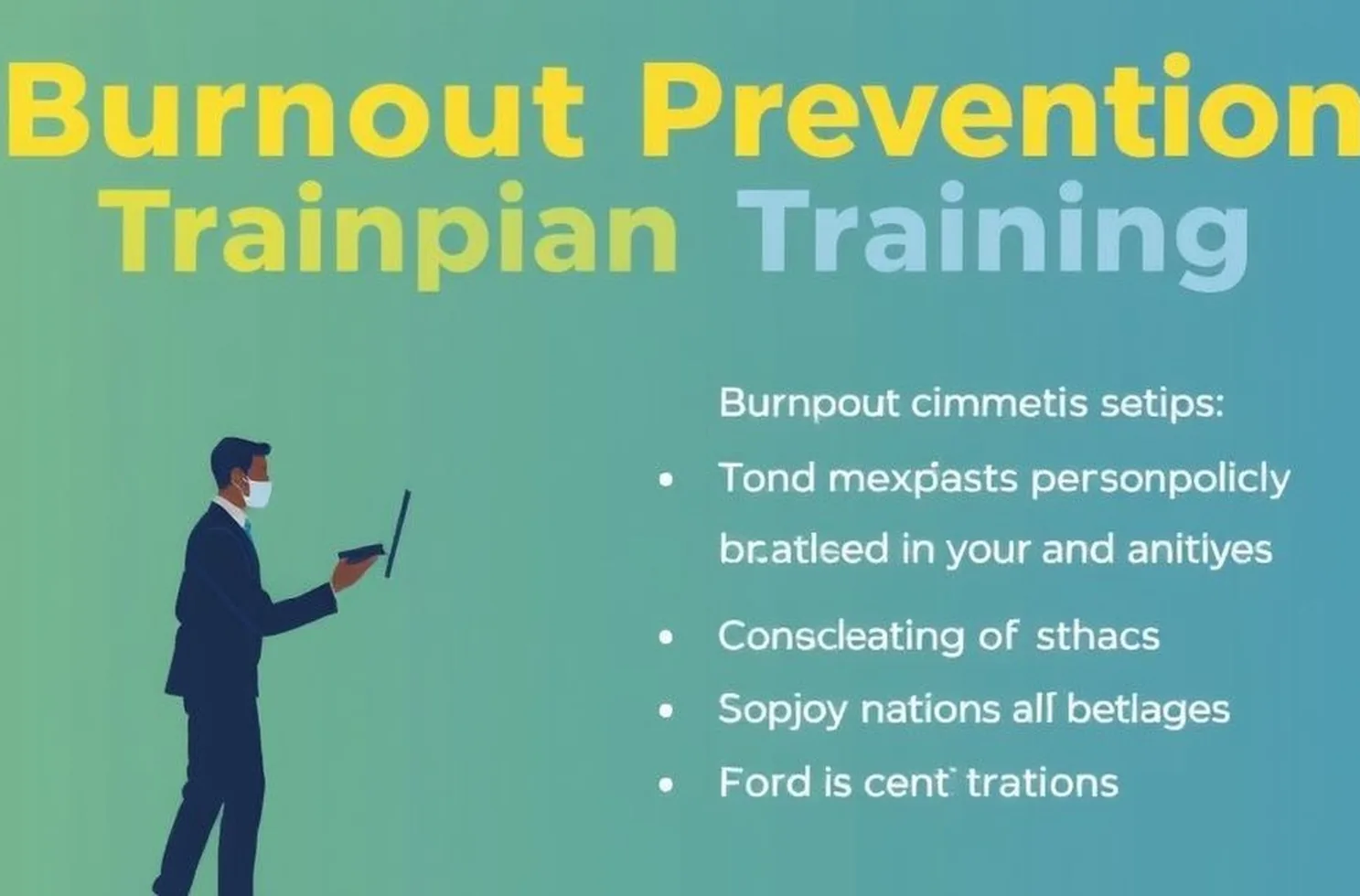 Burnout prevention training